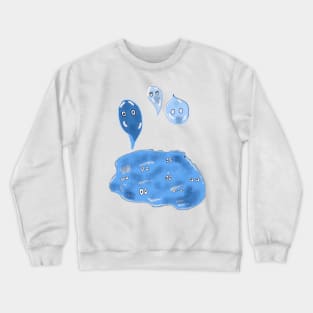 Water Drops Meeting Crewneck Sweatshirt